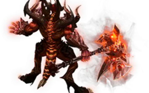 传奇怪物素材 高清上古神兽饕餮怪物 BOSS怪物素材