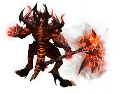 传奇怪物素材 高清上古神兽饕餮怪物 BOSS怪物素材