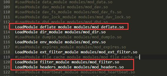 宝塔windows面板apache开启Gzip压缩